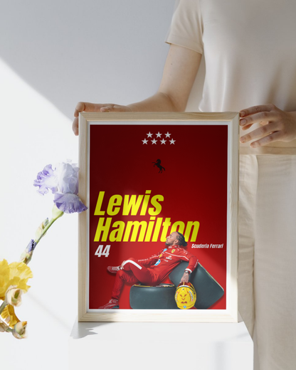 Lewis Hamilton Driver Print