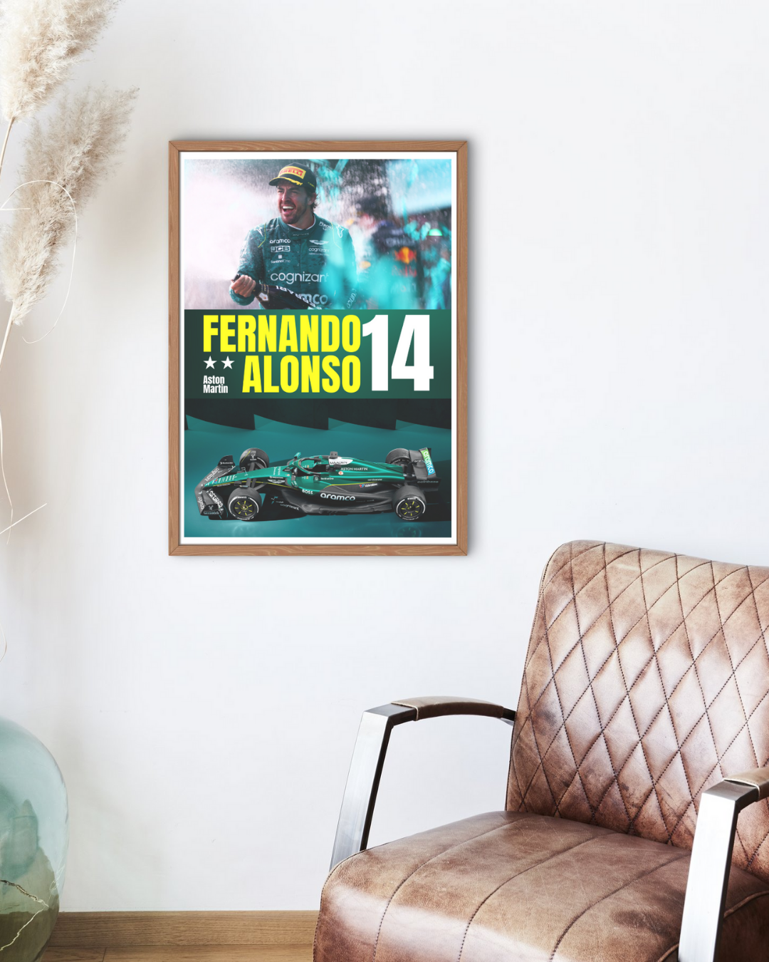 Fernando Alonso Driver Print