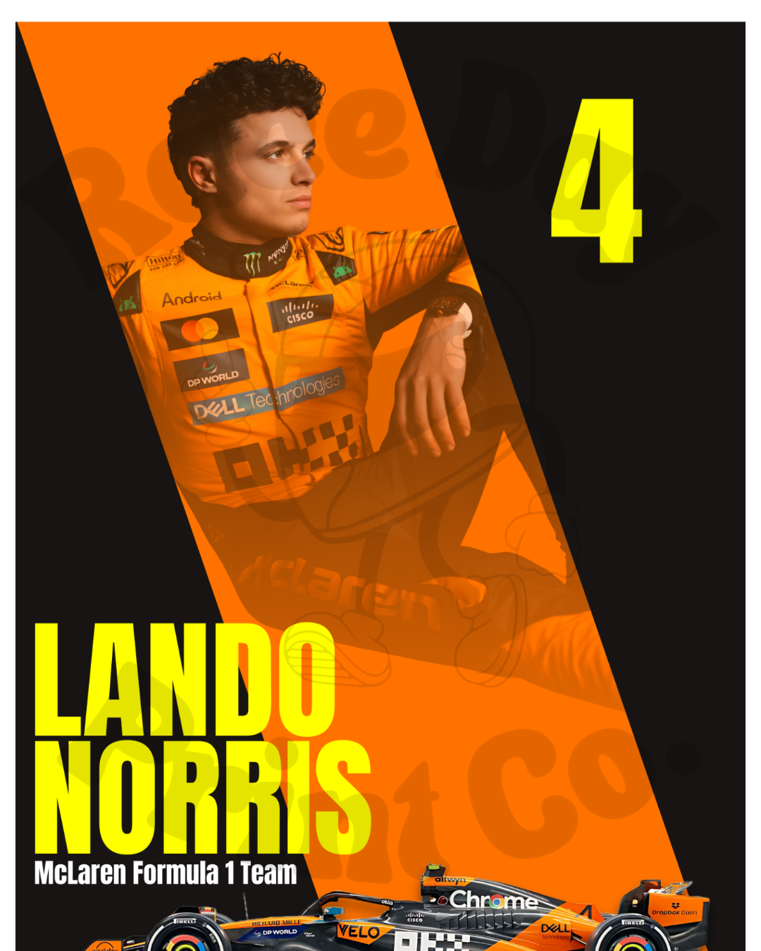 Lando Norris Driver Print